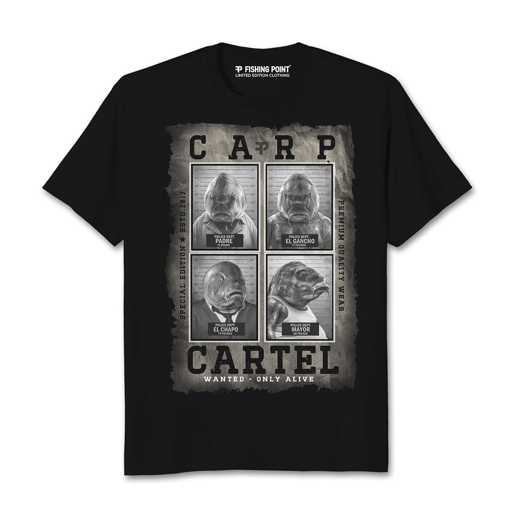 CC-tricko-Wanted-1 Tričko Carp Cartel Wanted – Obrázok 1